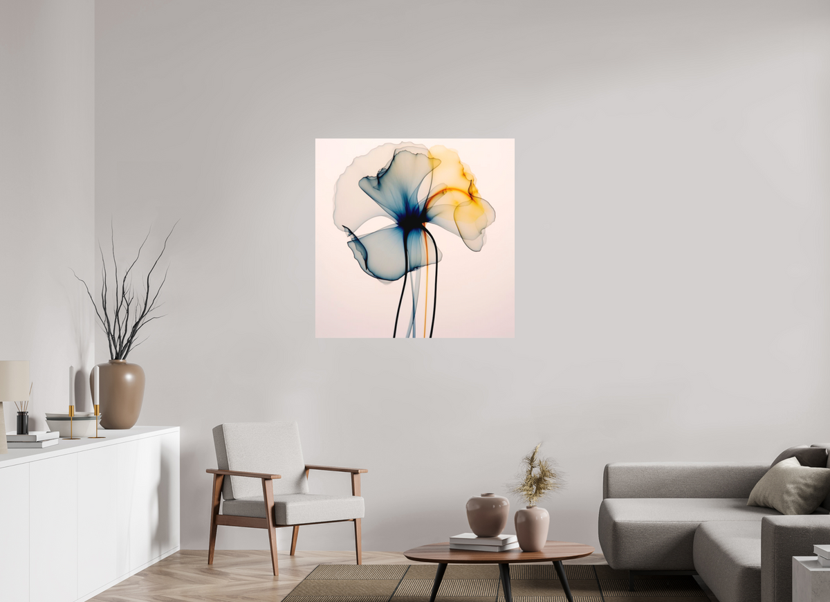'Dreams of Floral Light' printed on Aluminium