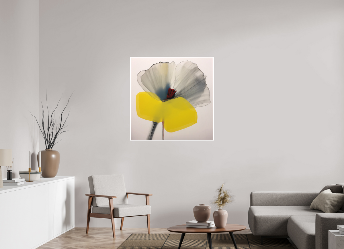 'Silent Petal Resonance' Fine Art Print