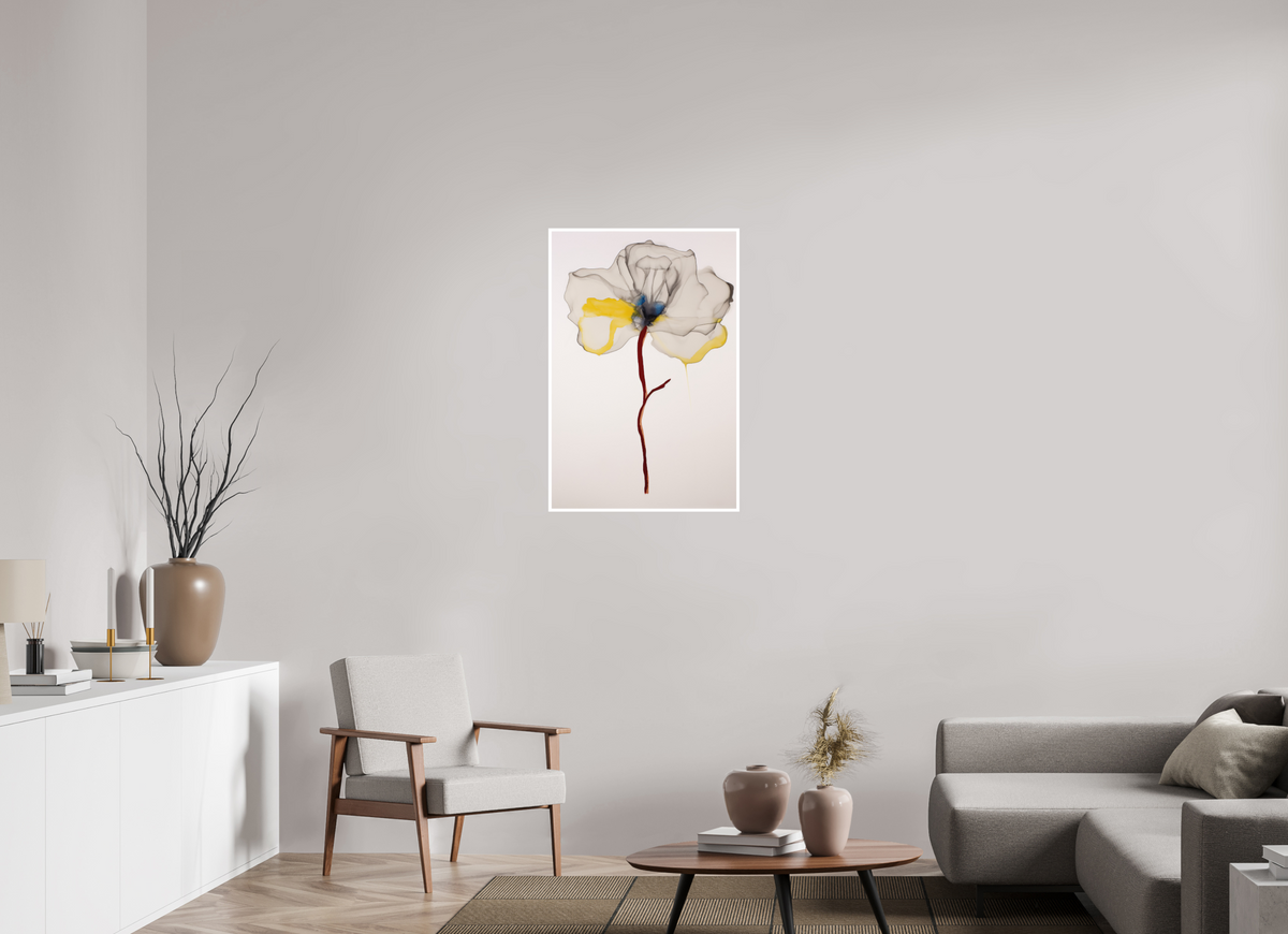 'Crimson Gesture' Fine Art Print on Hahnemühle Paper