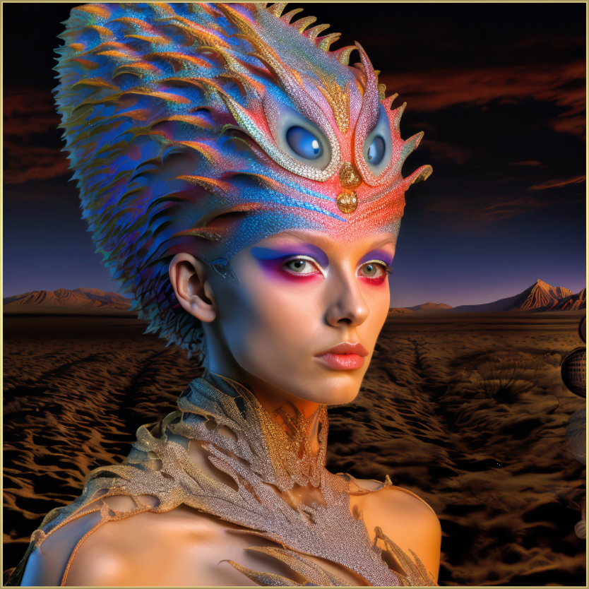 Main image The Opalescent Veil of Iridescent Dreams