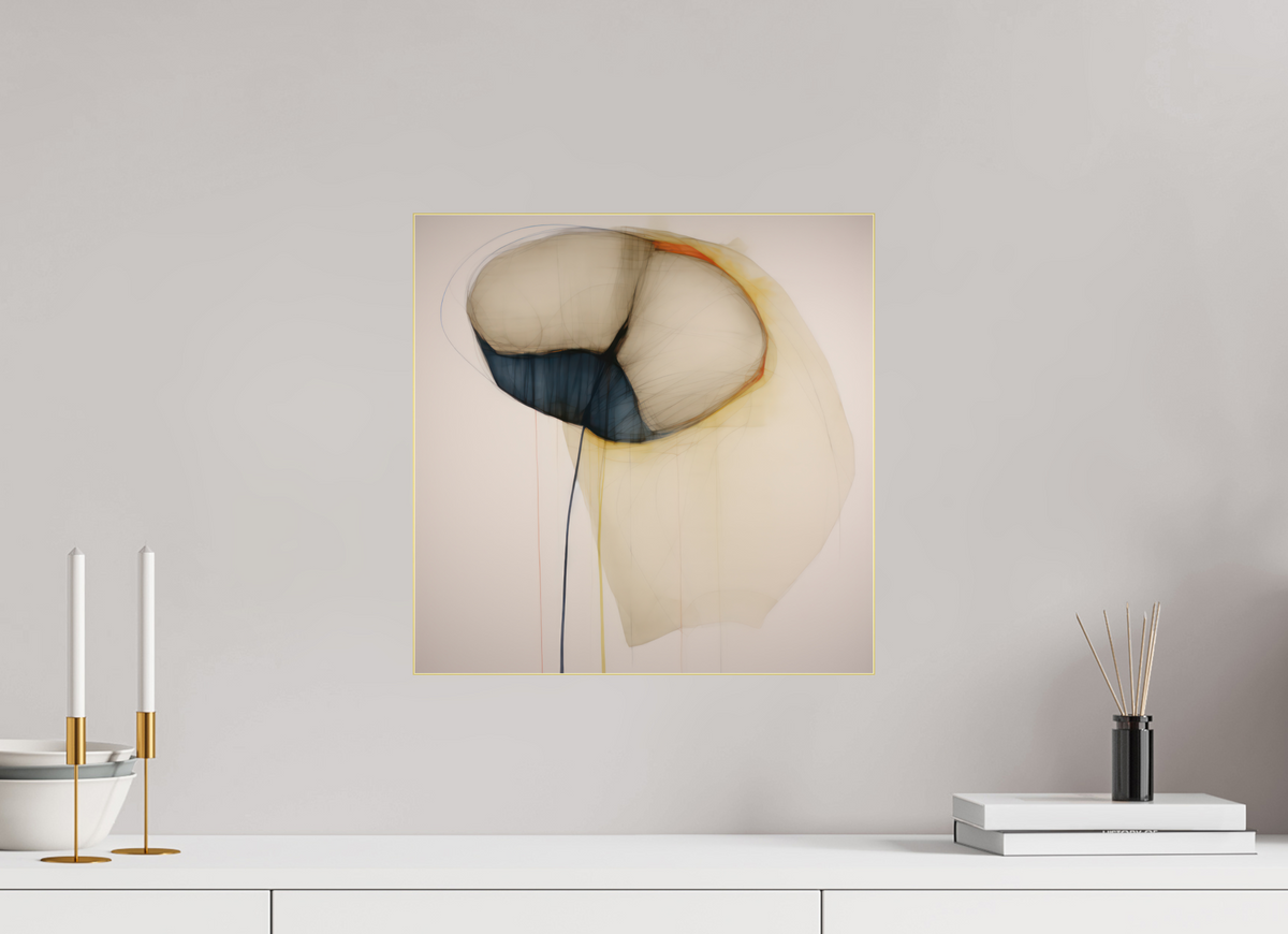 'Flowing Horizons' behind Plexiglass