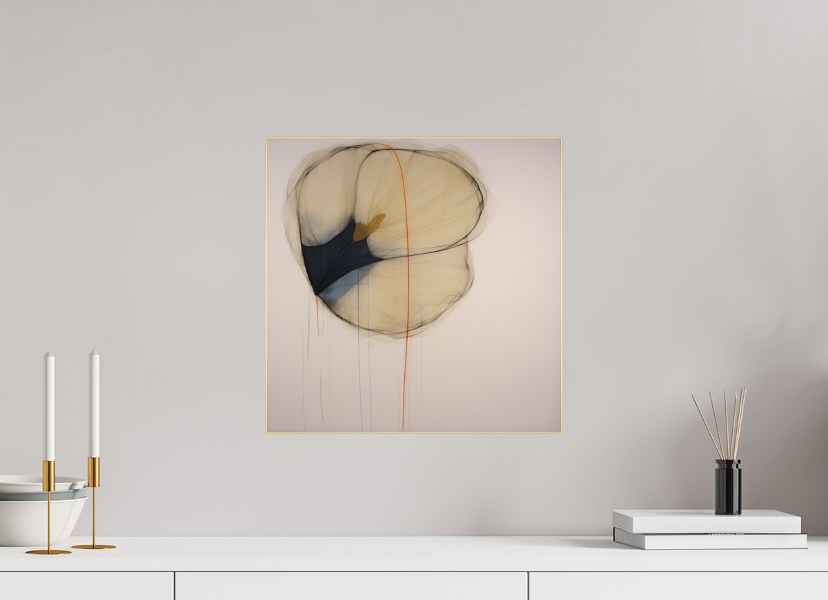 'Whispers of Translucence' behind Plexiglass