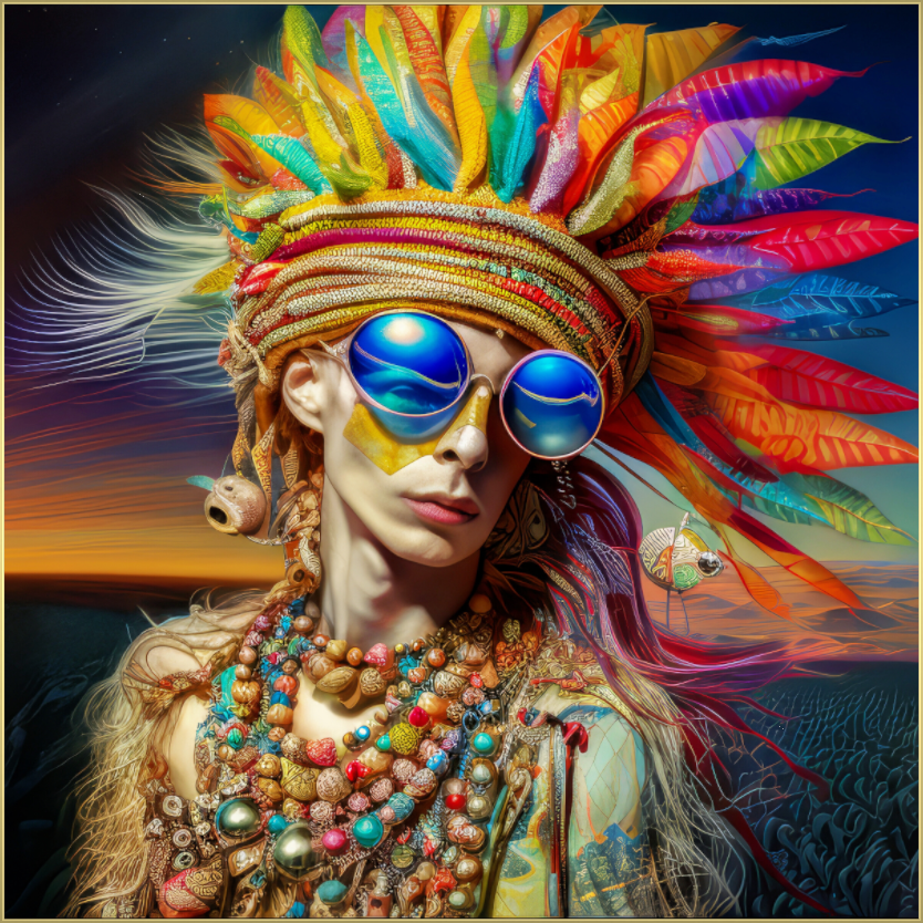Main image Visionary in Feathered Regalia