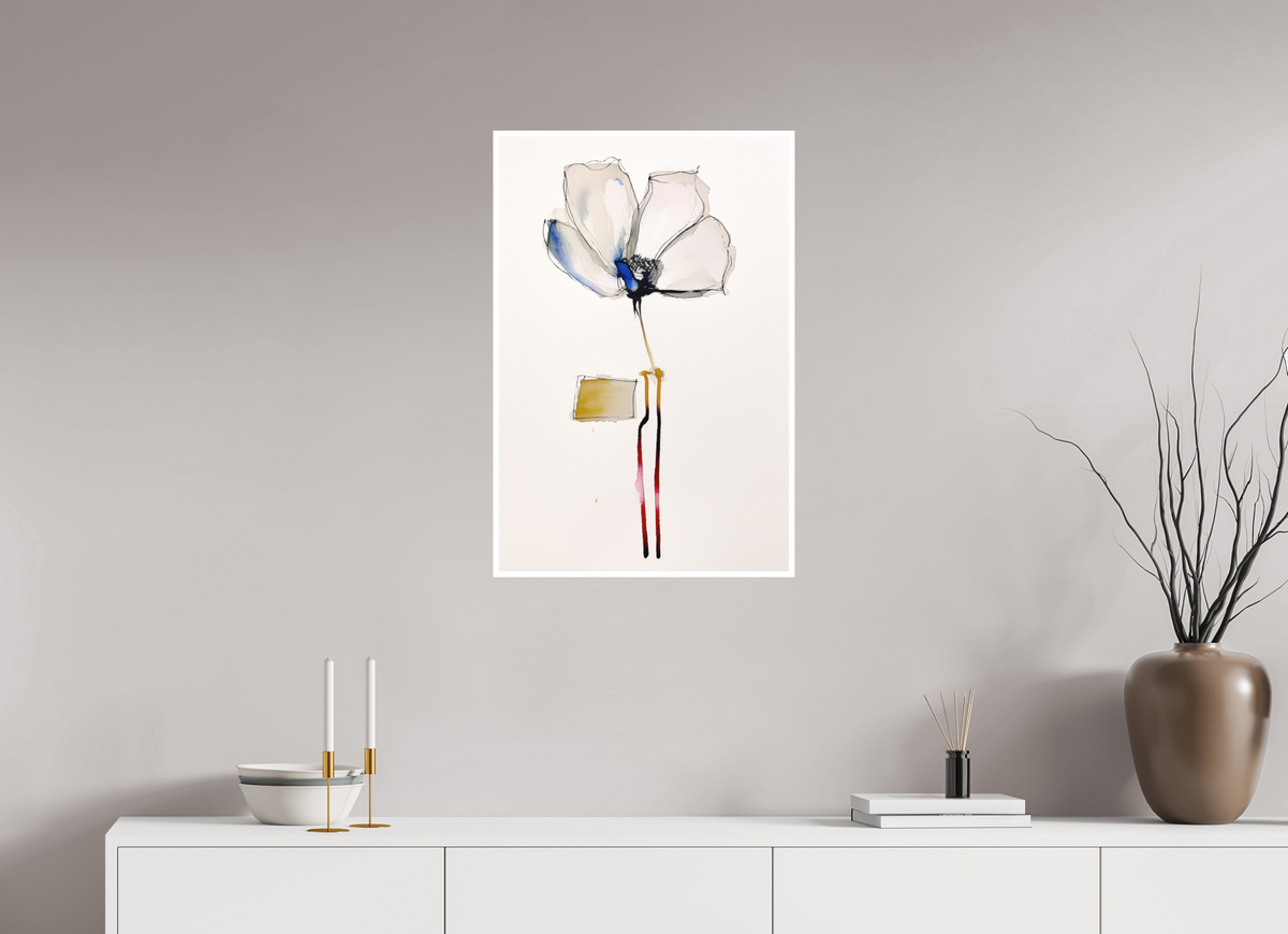 'Dance of Petal and Stem' (Fine Art Print on Canson Arches Aquarelle Water Color Paper)