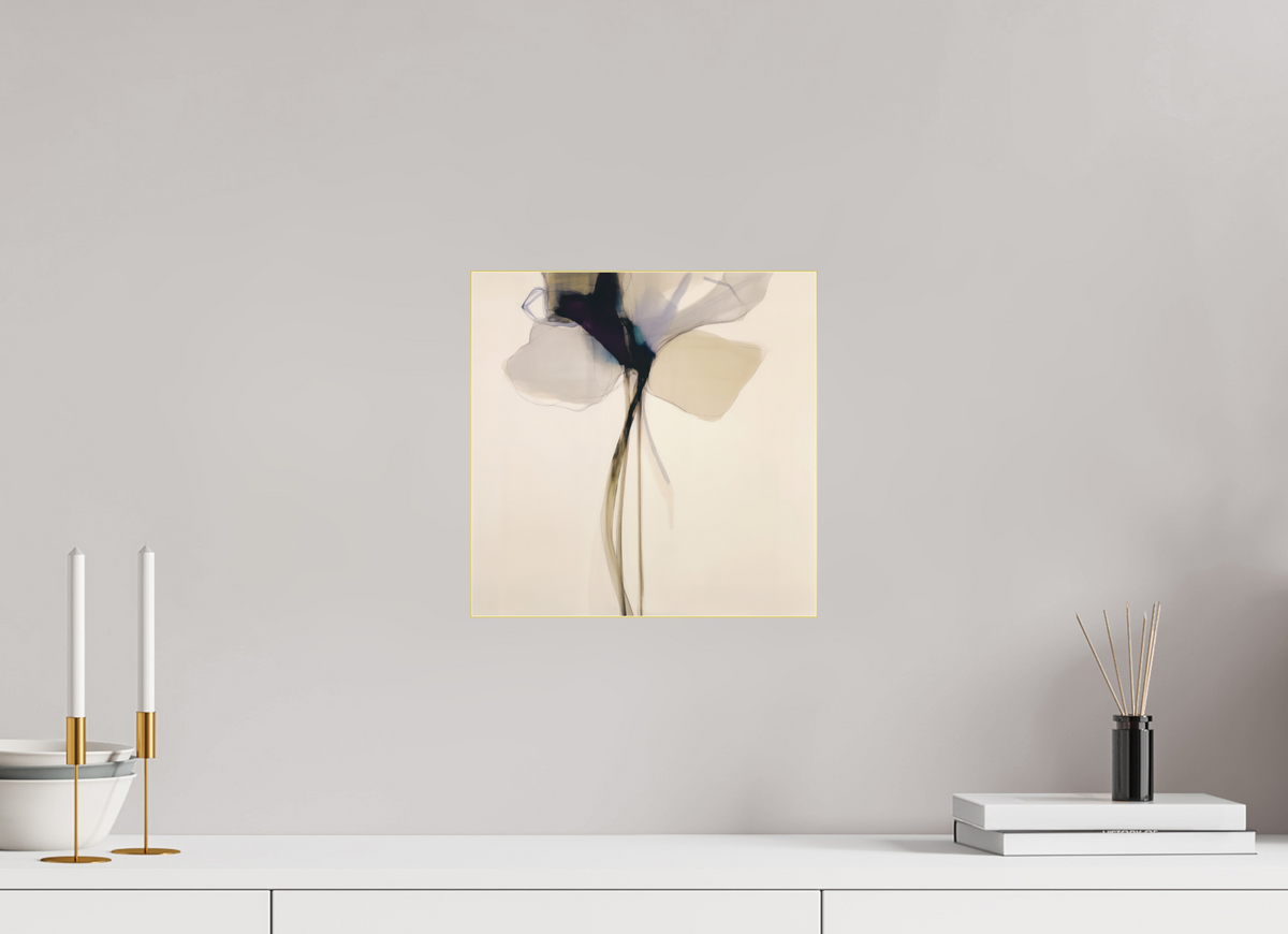 'Petal Elegance' behind Plexiglass
