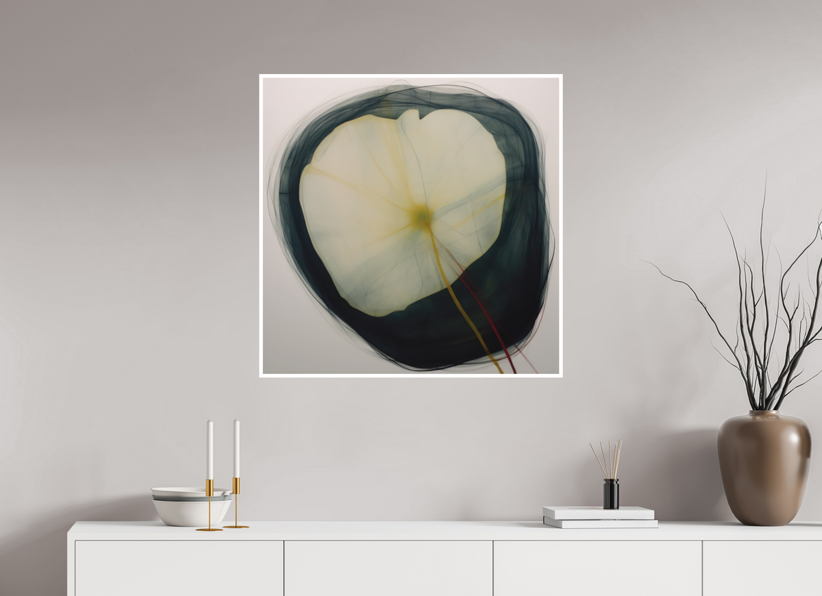 Lily with Yellow and Red Stem Fine Art Print