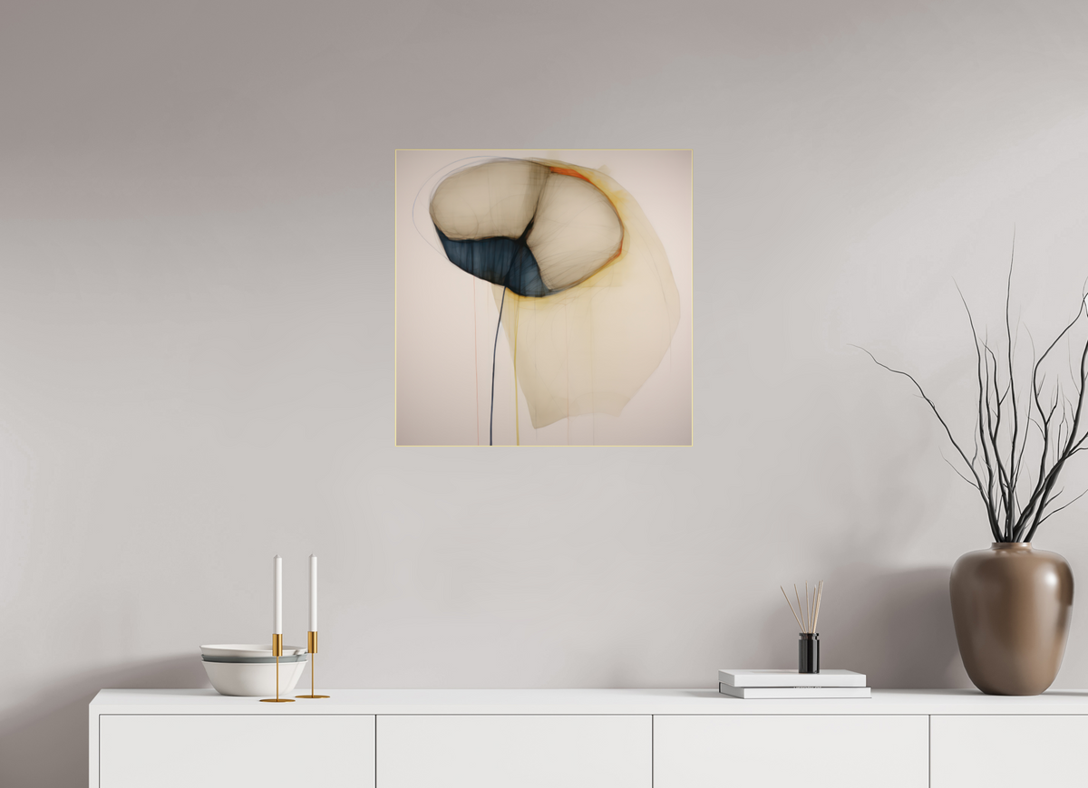 'Flowing Horizons' behind Plexiglass