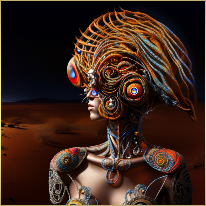 Main image Warrior of the Luminescent Patterns