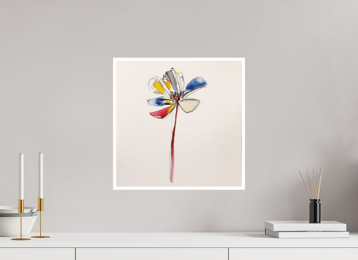 'Dance of Abstract Flora' Fine Art Print on Hahnemühle Paper