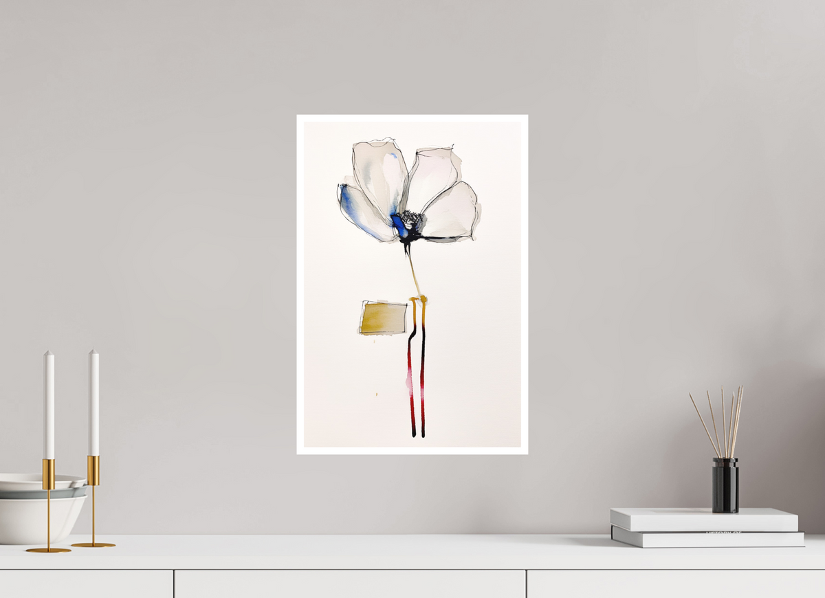 'Dance of Petal and Stem' (Fine Art Print on Canson Arches Aquarelle Water Color Paper)