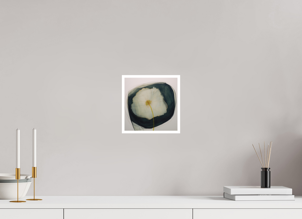Lilly with Yellow and Red Center Fine Art Print