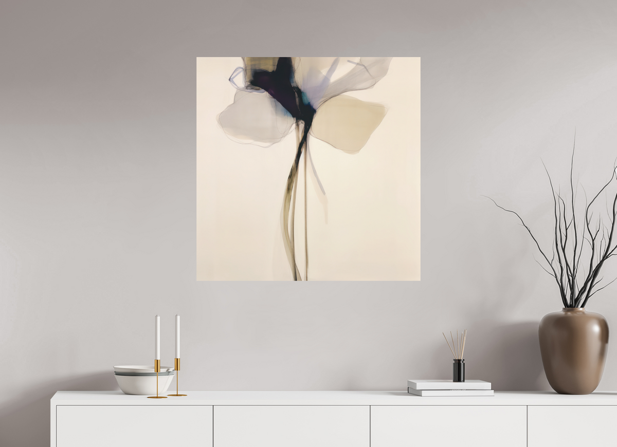 'Petal Elegance' printed on Aluminium