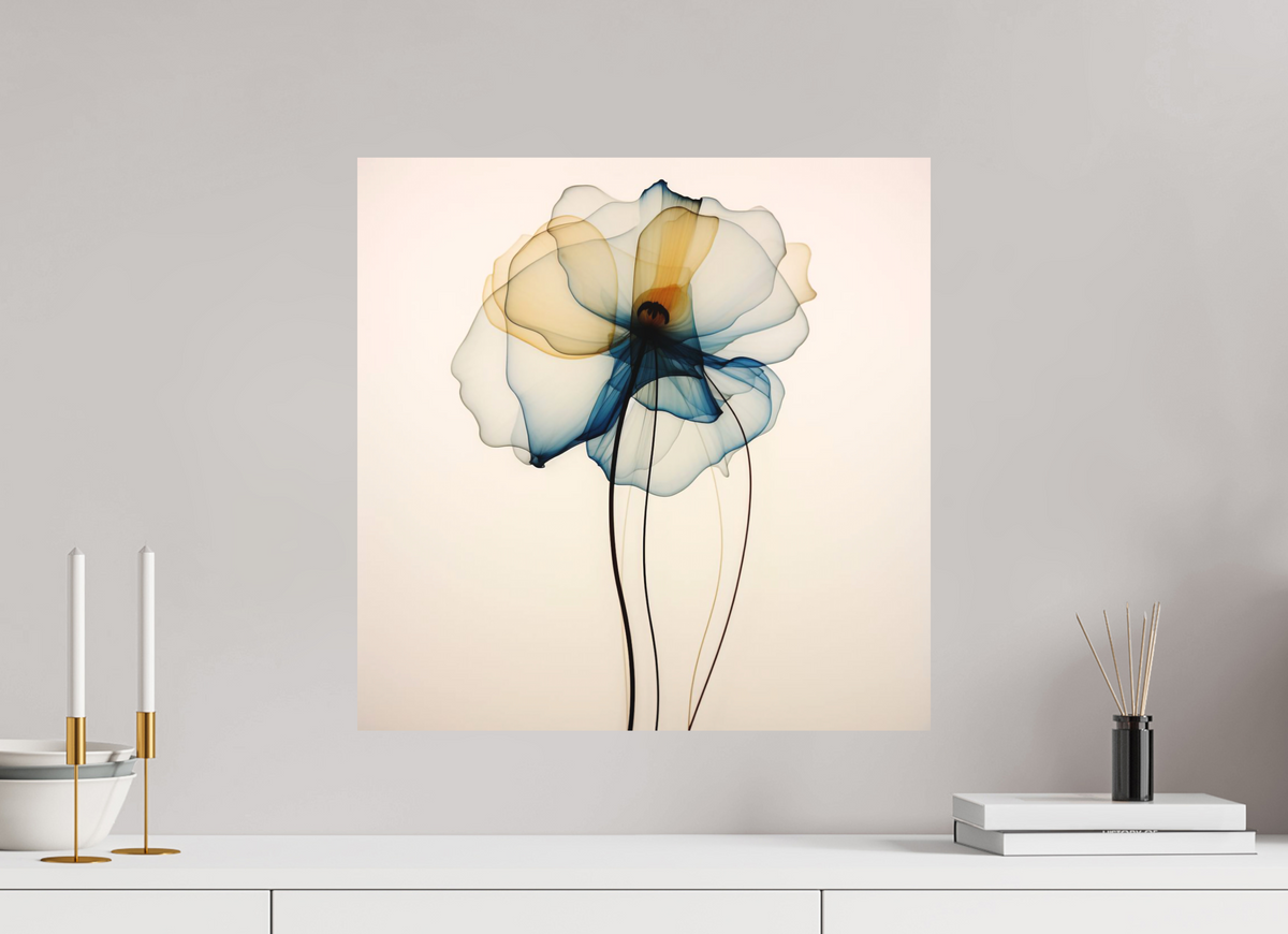 'Celestial Petal Dance' printed on Aluminium
