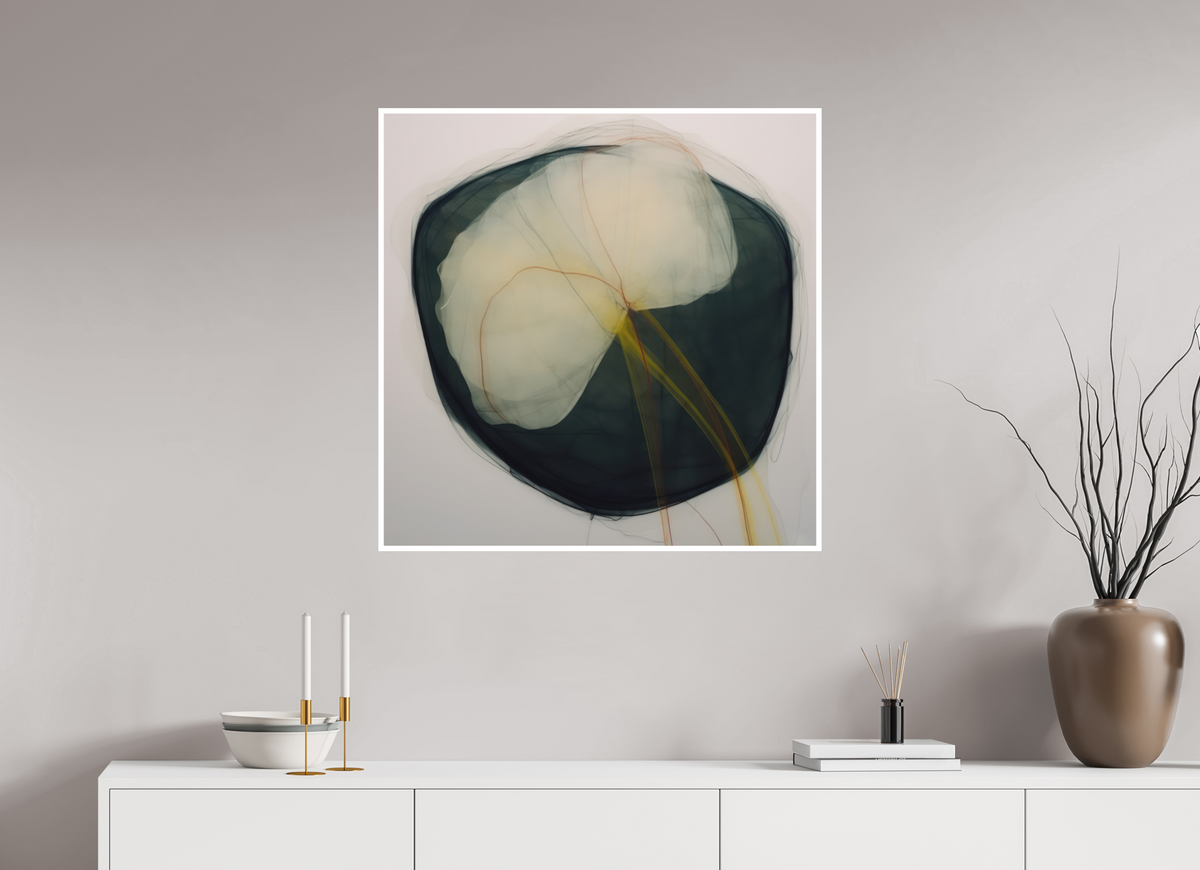 Lily with Yellow Stem Fine Art Print