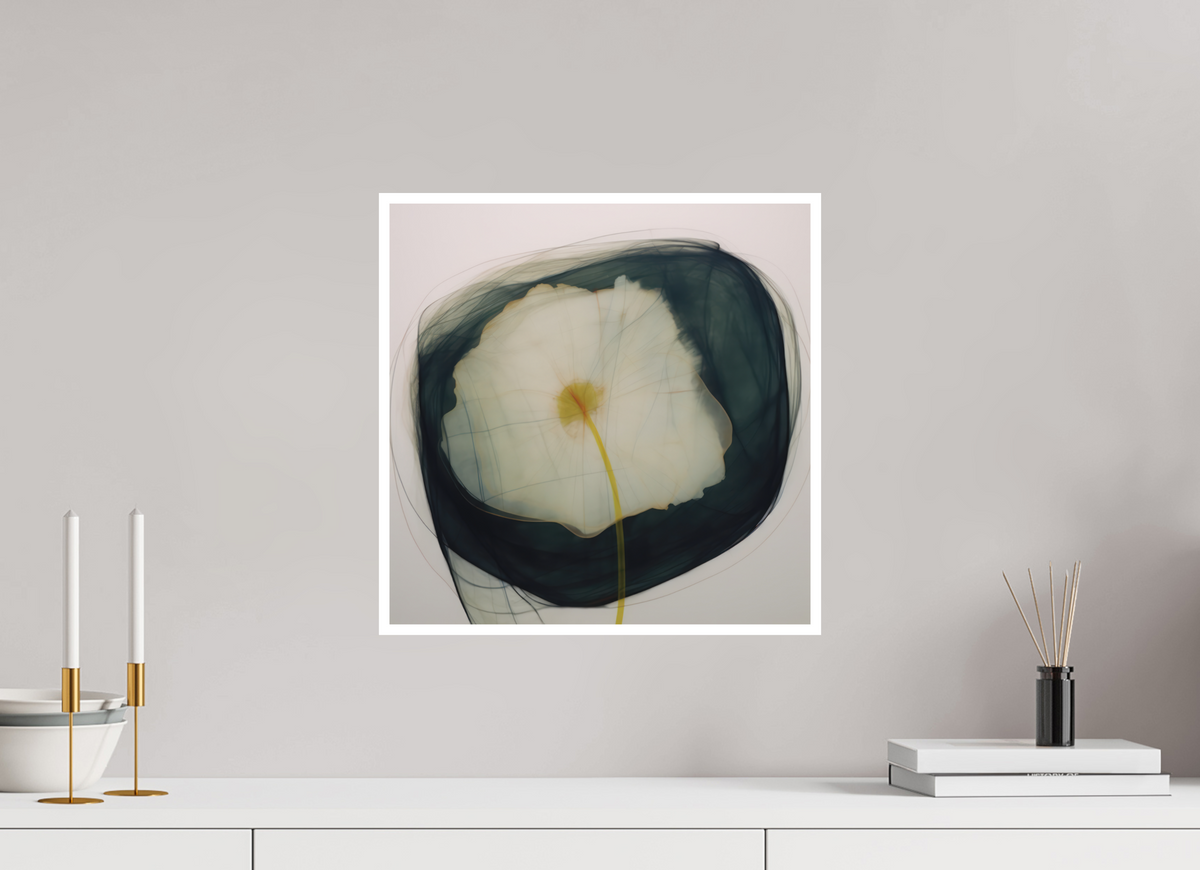 Lilly with Yellow and Red Center Fine Art Print