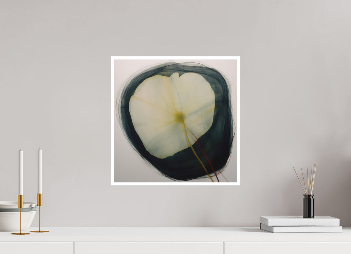 Lily with Yellow and Red Stem Fine Art Print
