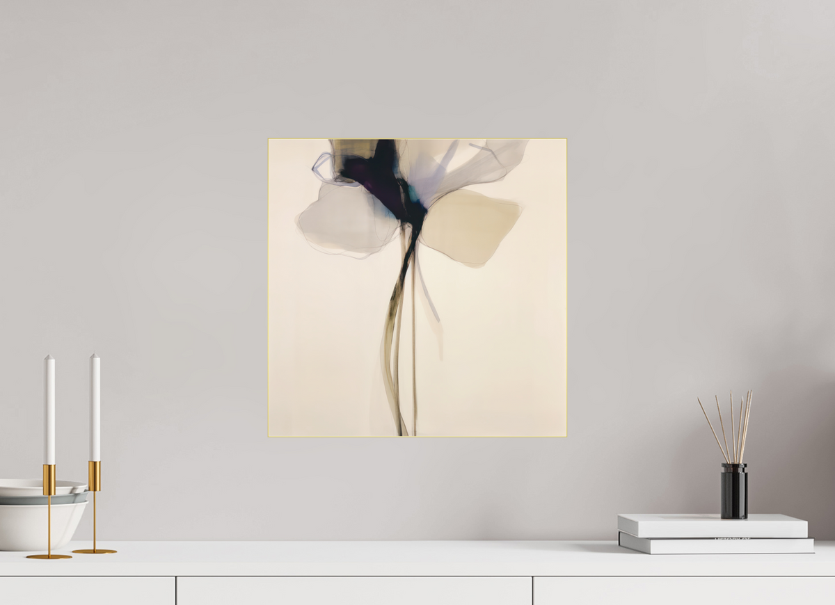 'Petal Elegance' behind Plexiglass