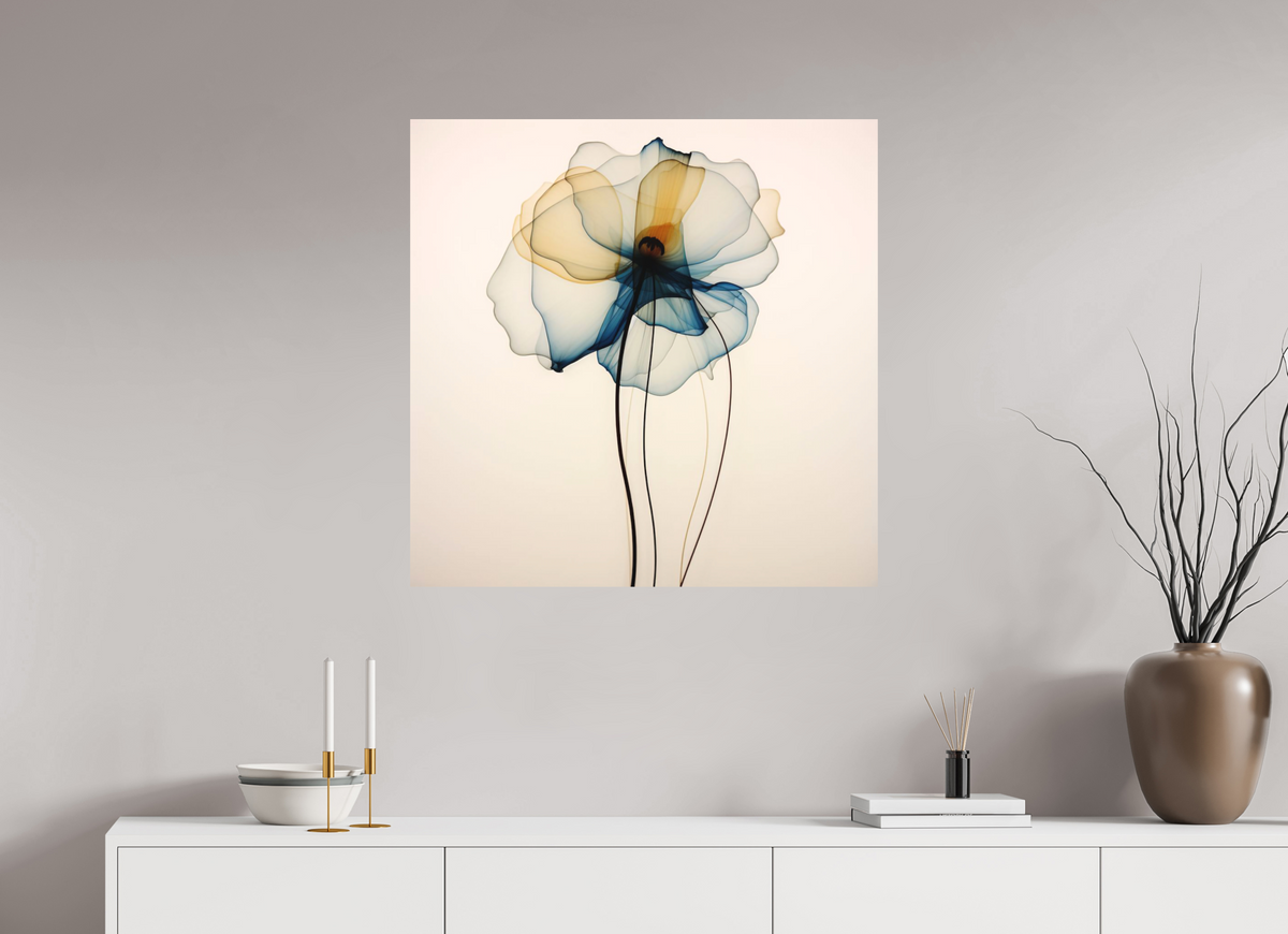 'Celestial Petal Dance' printed on Aluminium
