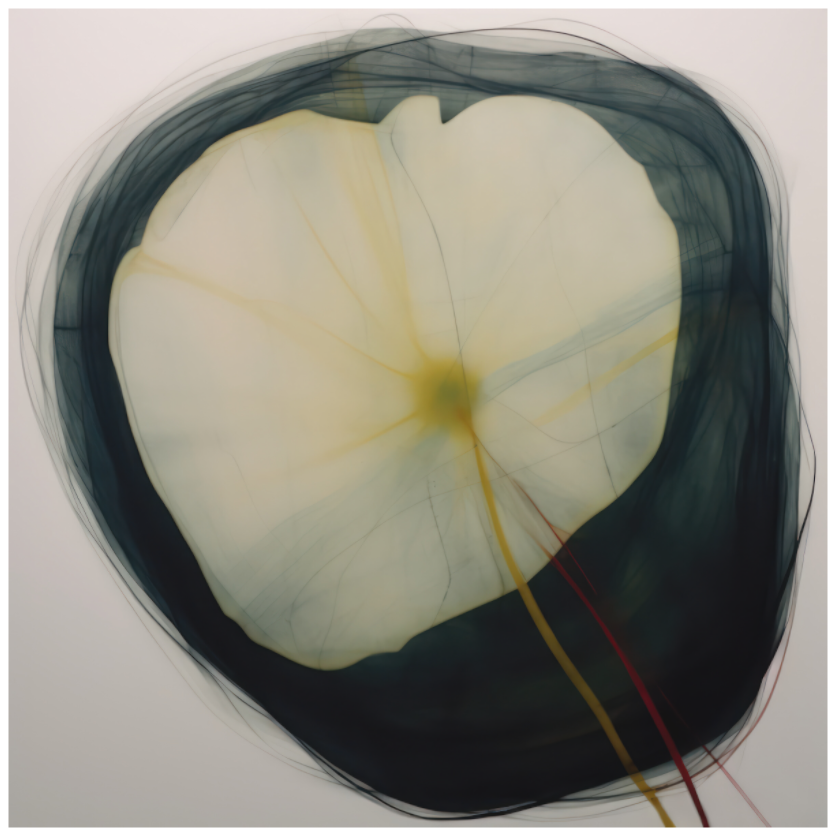 Lily with Yellow and Red Stem Fine Art Print