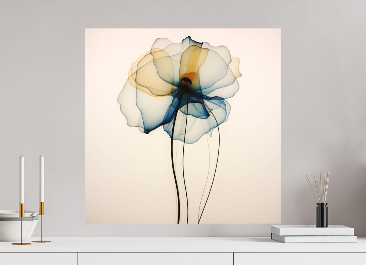 'Celestial Petal Dance' printed on Aluminium