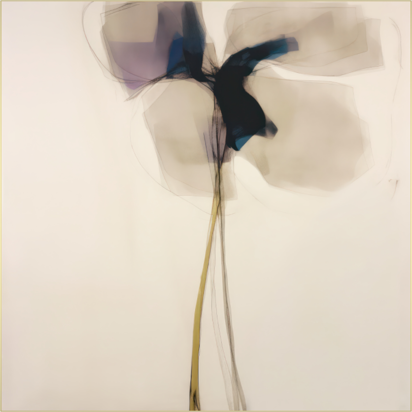 'Dreaming in Serene Layers' behind Plexiglass