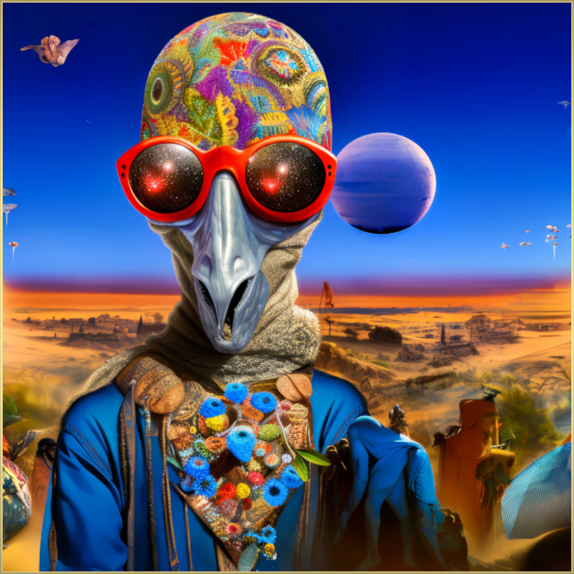Main image Starry-Eyed Avian Enigma