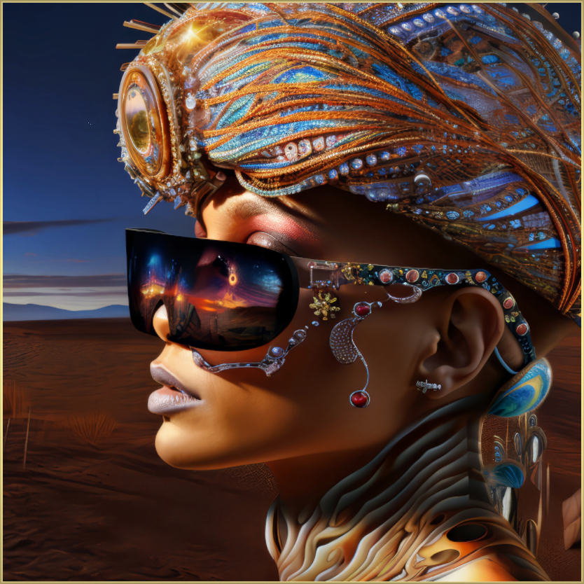 Main image Gilded Luminaire: Transcendent Beacon of the Interstellar Dawn