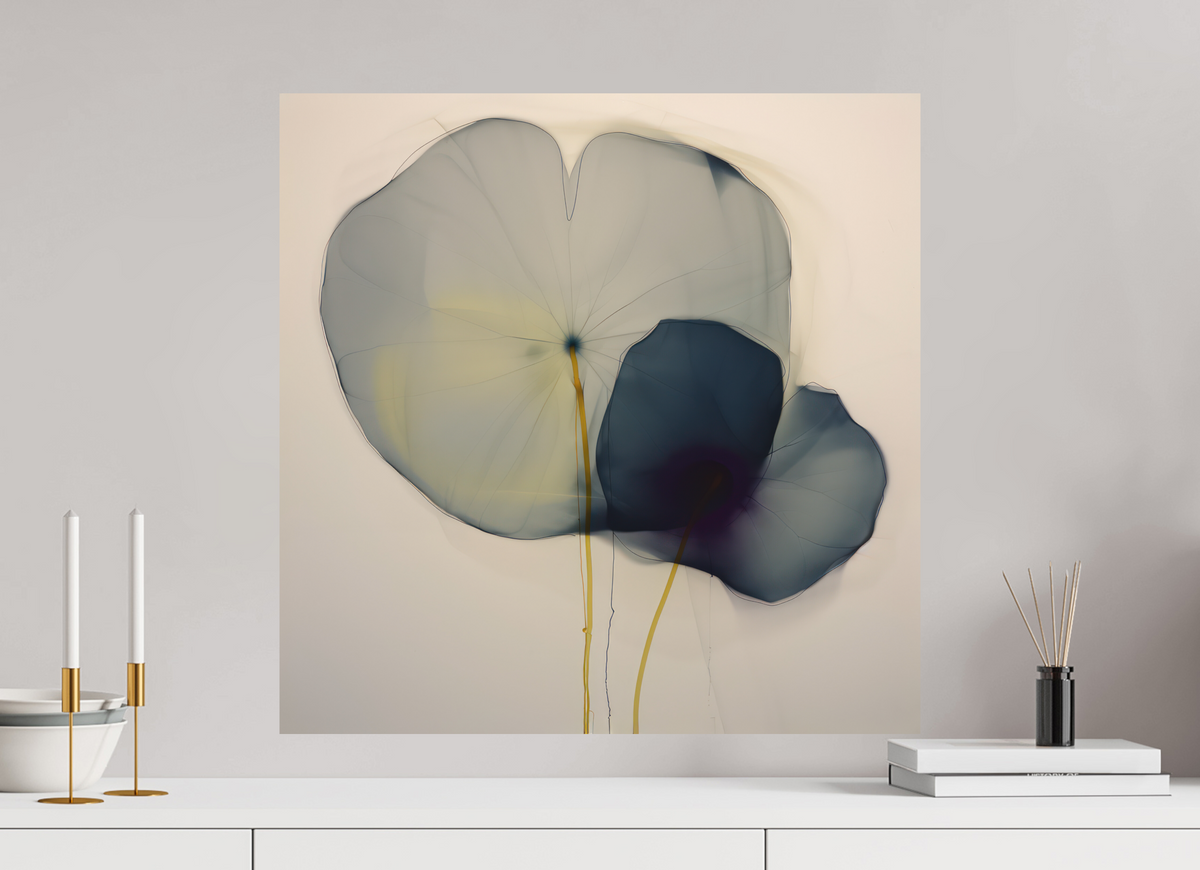 'Choreography of Silent Petals' printed on Aluminium