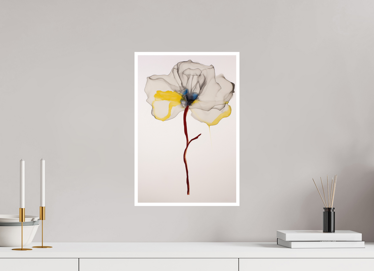 'Crimson Gesture' Fine Art Print on Hahnemühle Paper