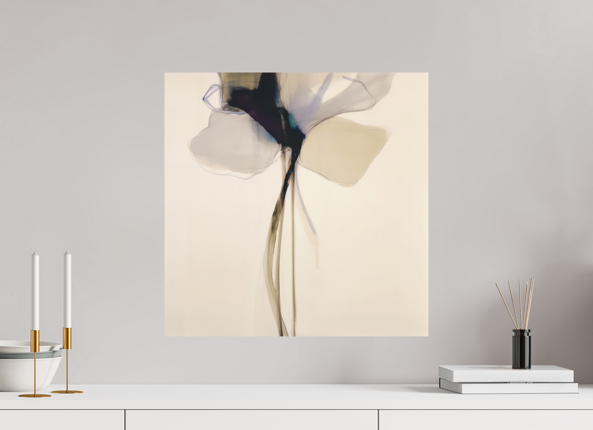 'Petal Elegance' printed on Aluminium