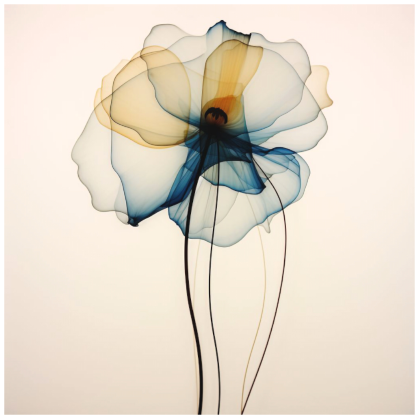 'Celestial Petal Dance' Fine Art Print